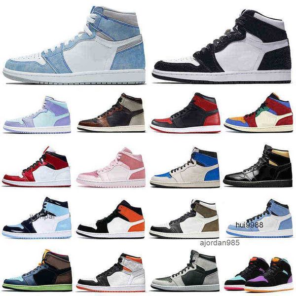 2023 Ausgezeichnete 1S Männer Basketballschuhe 1 Hyper Royal Banned Bred Shadow Chicago Frauen Herren Trainer Sport Turnschuhe Walking Jogging Großhandel JORDON JORDAB