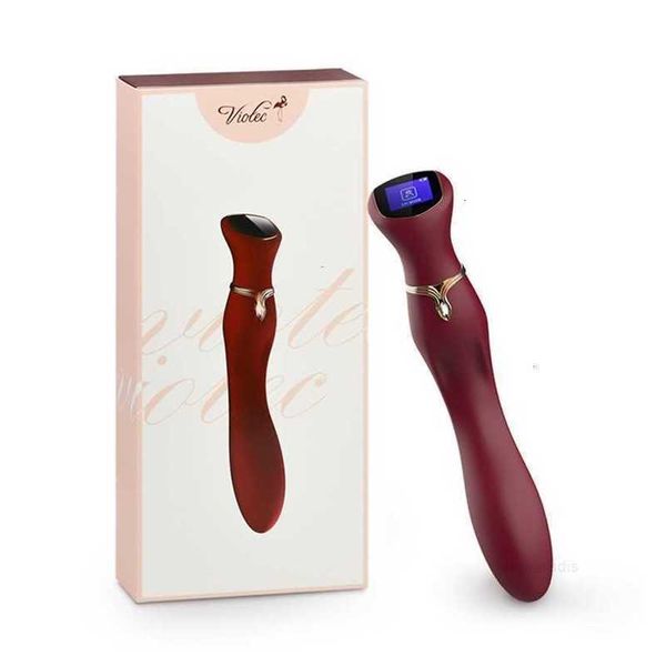 Massaggiatore per giocattoli sessuali Viotec Chance Vibratori per donne Controllo touch screen Vibratore interattivo Simulazione pieghevole Dildo in silicone Orgasmo punto g Uyo