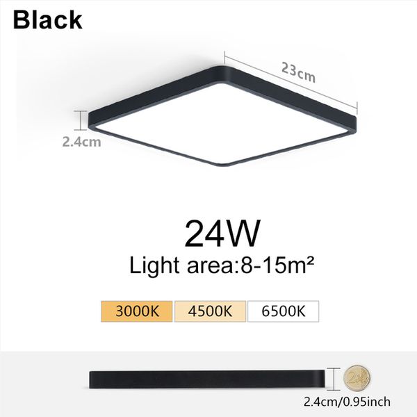 Luzes de teto LED Lâmpada de madeira App Voice Alexa/Google Controle remoto Remoto Teto quadrado Sala de estar Lighting de economia de energia