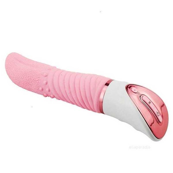 Massaggiatore per giocattoli sessuali Vibratori a 10 velocità per donne Riscaldamento vibratori orali Vibrazione lingua dildo Masturbazione femminile leccata vibratore del punto G