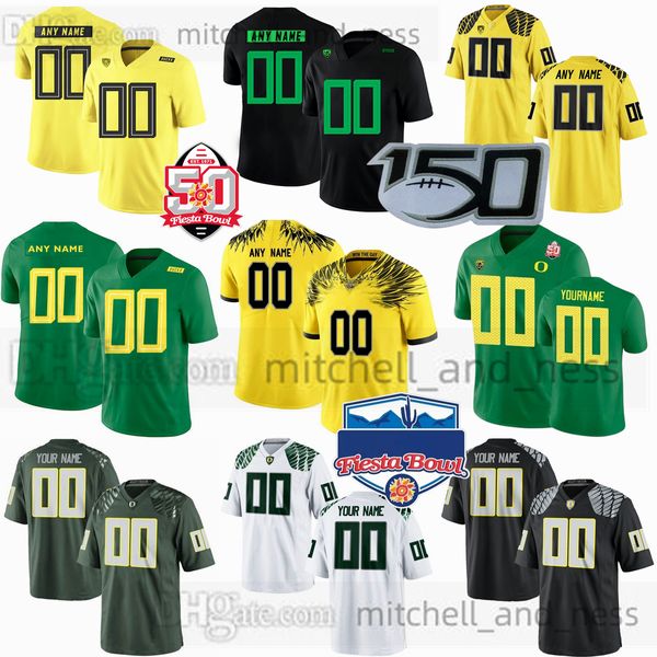 Maglie da calcio Oregon Ducks Custom Ducks 8 Marcus Mariota 21 Royce Freeman 9 Jay Butterfield 10 Bo Nix 28 Preston Alford 26 Ellis