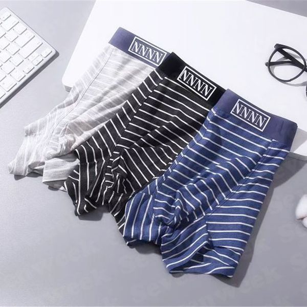 Designers de roupas íntimas masculinas boxer de moda boxer respirável cuecas masculino letra clássica letra sexy cintura rupia de roupa íntima Briefs