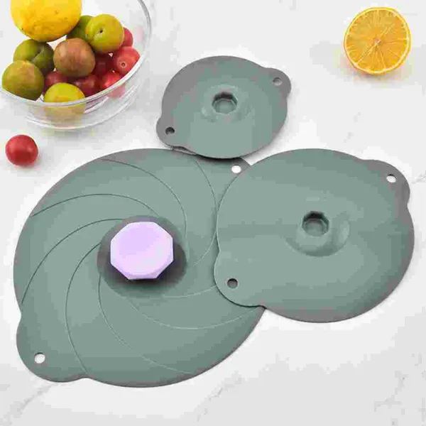 Conservazione della cucina 1pc Silicone Fresh-keeping Cover Sealing Forno a microonde Ciotola