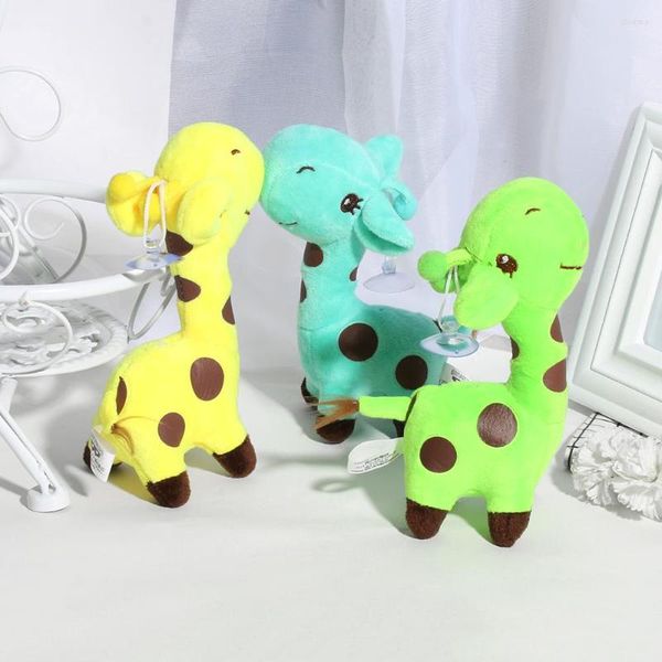 Decoração de festa 1 PCS fofo girafa mole brinquedos de bebê animal querida boneca infantil presentes de aniversário decoração do dia infantil