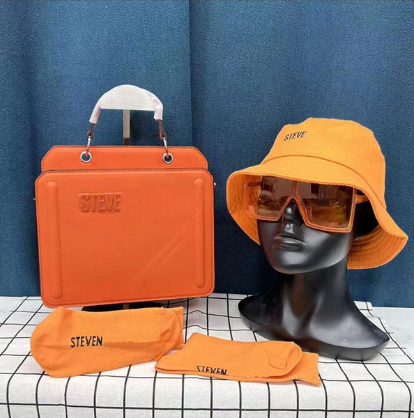 Tasarımcı Tote Çanta Steve Bags Buck şapka gözlükleri Set Kadınlar Alışveriş Crossbody Cüzdanlar ve Çantalar Lüks pu deri omuz çantası