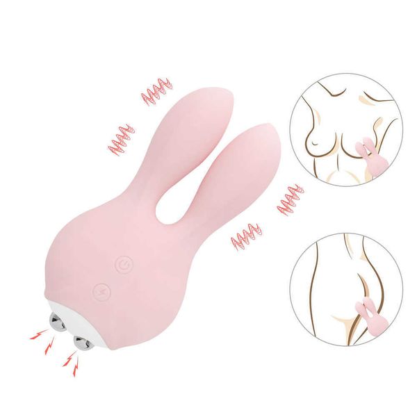 Articoli di bellezza 12 Frequenza Vibratore del coniglio Negozio sexy Vagina G-spot Massaggiatore Scossa elettrica Masturbatore femminile Coppia giocattolo