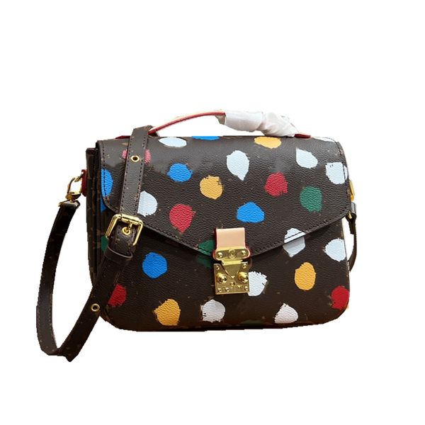 Женская сумка через плечо, дизайнерская, новый дизайн, граффити, почтальон, портативная сумка, размер 23 см.