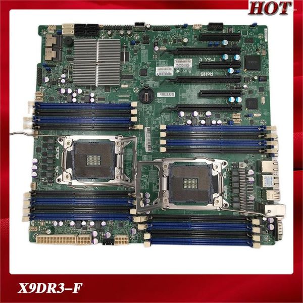 Placa-mãe Placa-mãe da estação de trabalho para supermicro x9dr3-f x79 2011 E5-2680 v2 Totalmente testado de boa qualidade