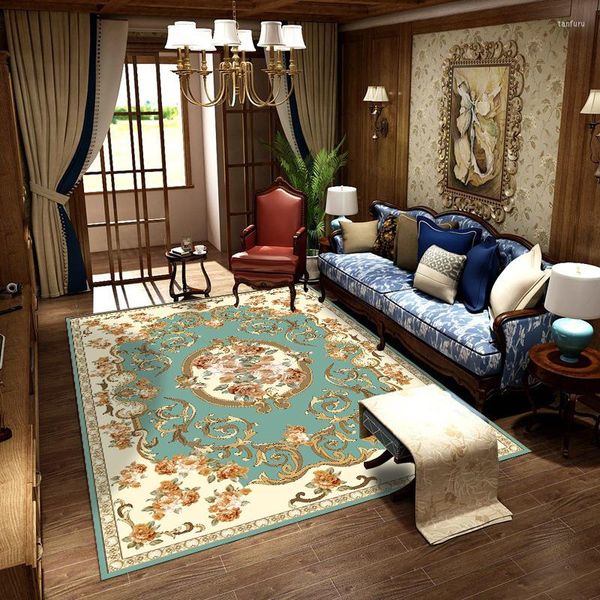 Teppiche Hochwertige persische Wohnzimmerteppiche Schlafzimmer Dekorieren Couchtische Bodenmatte Große Halle Anpassbar Waschbar
