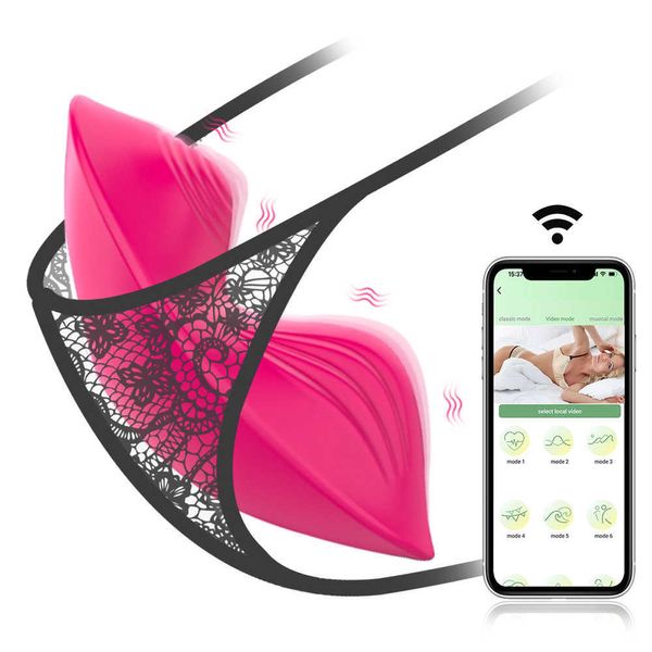 Beauty-Artikel, Fern-Bluetooth-App-Steuerung, Vibrator, Damenhöschen, kraftvolle Vibration, G-Punkt-Klitoris-Stimulator, sexy Spielzeug für Frauen