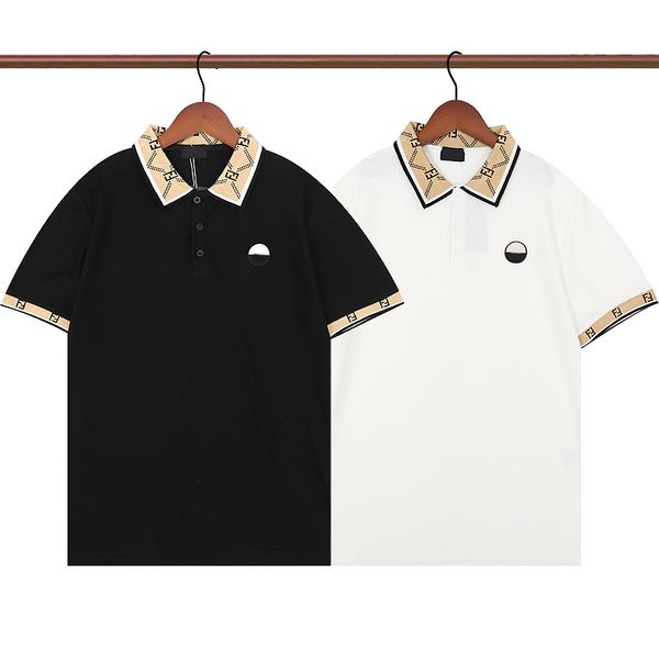 Herren-Designer-Poloshirts, Marke kleines Pferd, Krokodil-Stickerei, Kleidung für Herren, Stoff, Buchstaben-Polo, T-Shirt-Kragen, lässige T-Shirt-Oberteile, acht Optionen, asiatische Größe M-2XL, Teich