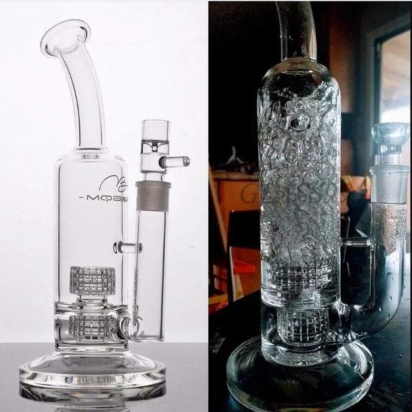 Bong a gravità da 11,8 pollici Narghilè Bong ad acqua in vetro spesso Shisha Mobius Stereo Matrix olio Dab Rig con giunto da 18 mm