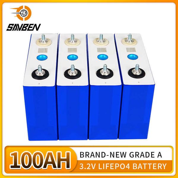 3,2 В 100AH ​​GRADE A BATTER LIFEPO4 НОВАЯ НОВАЯ 110AH 4/8/16/32PCS ПРЕДОСТАВЛЯЕТСЯ БАЙТОВОГО БАСКОНКА ДЛЯ DIY 12 В 24 В 48 В Р. Яхта Домашняя лодка