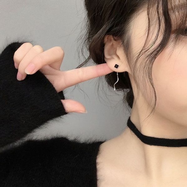 12 paar Mode Einfache Spirale Tropfen Ohrringe Für Frauen Lange Gebogene Welle Baumeln Ohrringe Erklärung Hochzeit Schmuck