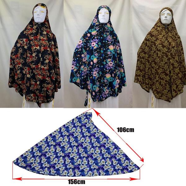 Ethnische Kleidung Muslimische Frauen Gebetskleidungsstück Hijab Romadan Jibab Djellaba Femme Große Hüte Kopftücher Islam Oberbekleidung Arabie Saoudite