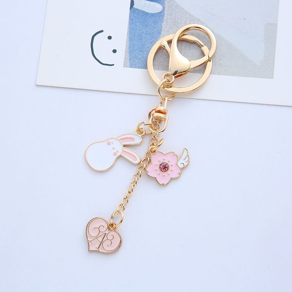 PESCH BLOSSOM RABBIT KEYCHAIN ​​AOVO POW POWDRES