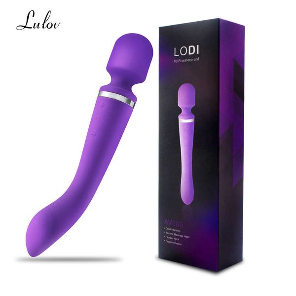 Beauty Items 20 Geschwindigkeiten Leistungsstarker Vibrator AV Zauberstab Dildos sexy Spielzeug für Frauen Paare Klitoris Stimulator G-Punkt 2 Motor für Erwachsene 18