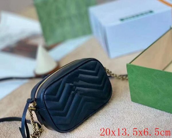 Designer Soho Disco Câmera Bolsa de ombro de cadeia Crossbody Bolsa de bolsa de bolsa feminina Louiseities Louiseities Viutonities Classic Letter