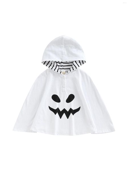 Jacken Kleinkind Kinder Baby Mädchen Junge Halloween Kostüm Geist Mit Kapuze Mantel Robe Cape Hut Decke Lustige Cosplay Kleidung