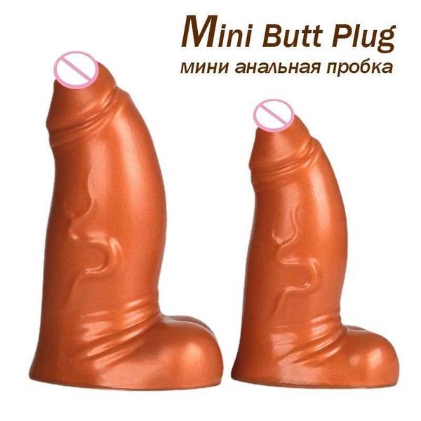 Itens de beleza Mini anal plug plug silicone Big Butt Dilator Homem massagem Próstata Brinquedos Sexy para Mulheres Vagina Masturbador Erótico Adulto