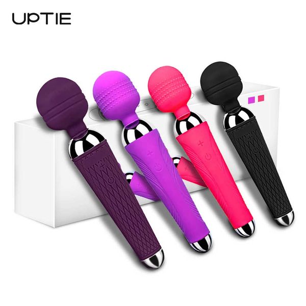 Beauty Items Leistungsstarke AV Magic Vibratoren für Frauen Klitorisstimulator G-Punkt USB wiederaufladbarer Dildo Weibliches Massagegerät Sexy Spielzeug Erwachsene 18