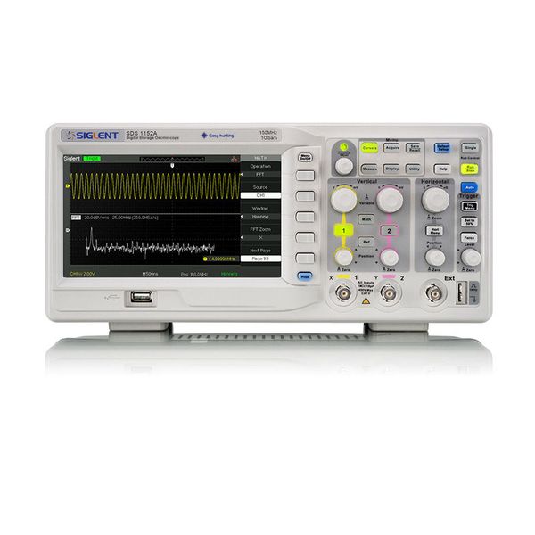 Oscilloscopio digitale SIGLENT Dingyang SDS1052A Oscilloscopio Larghezza di banda 50M Frequenza di campionamento a 2 canali Garanzia 1G