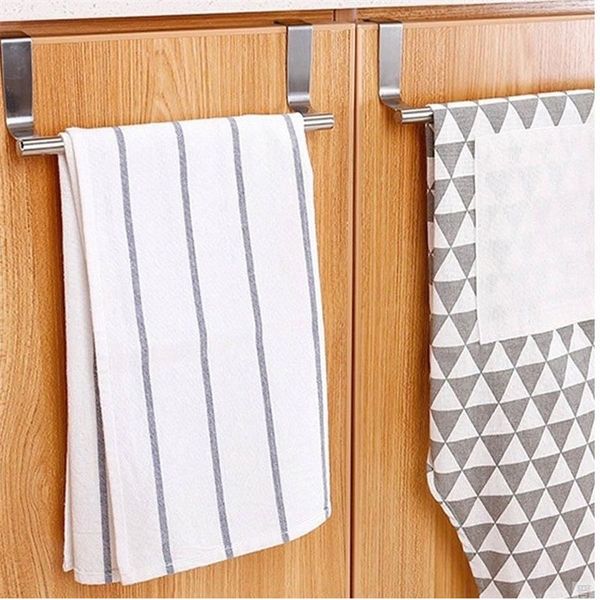 Edelstahl Handtuchhalter Handtücher Hängen Halter Badezimmer Regal Rack Hause Toilette Organizer Schlag Kostenloser Seeversand RRC724