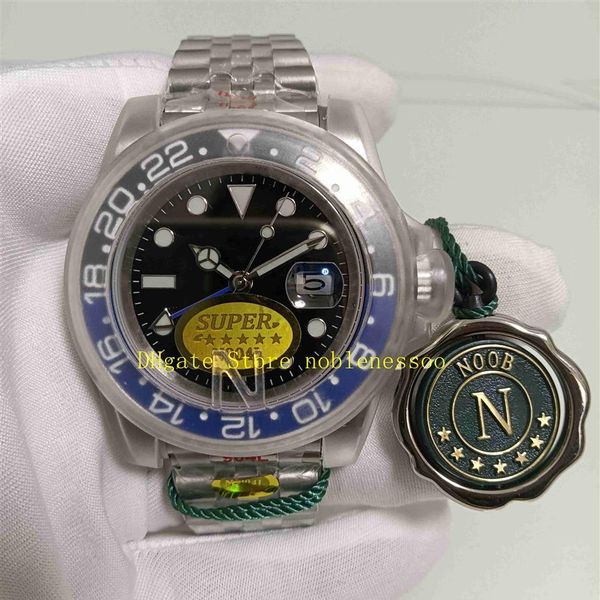 6 Color Real Po N Factory Watch 904L Стальные часы мужские мужские 40 мм 126710blnr Sapphire Ceramic Bezel 126710 Black Dial 126719 NOOBF ETA274G