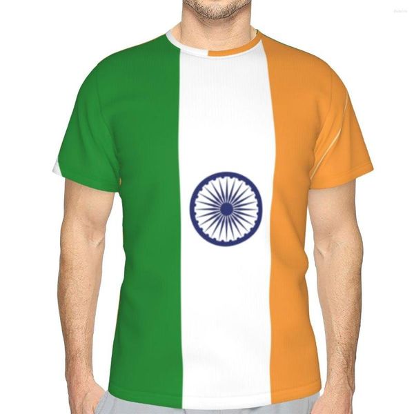 T-shirt da uomo Promo Baseball Flag Of India T-shirt Camicia unica Stampa Joke R333 Top T-shirt Taglia europea