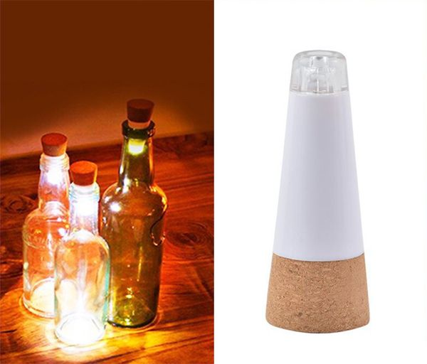 Yeni Moda Tasarım Romantik Cork şekilli boş şişe fiş lambası şişe şişe ışık şarj edilebilir usb şişe mantar üst şarap lambası LED aydınlatma