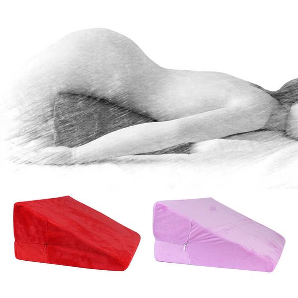 Itens de beleza sofá -cama de esponja cadeira de cadeira triângulo erótico para adultos Posição almofada de almofada sexy Ferramentas de mobiliário de ajuda para casais mulheres