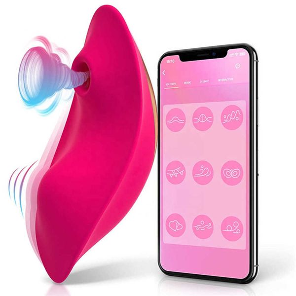 Beauty Items APP-Fernbedienung, tragbarer Vibrator, vibrierendes Höschen mit Magnetclip, Silikon-Klitoris-Vagina-Stimulator, Klitoris-Nippel-Teaser