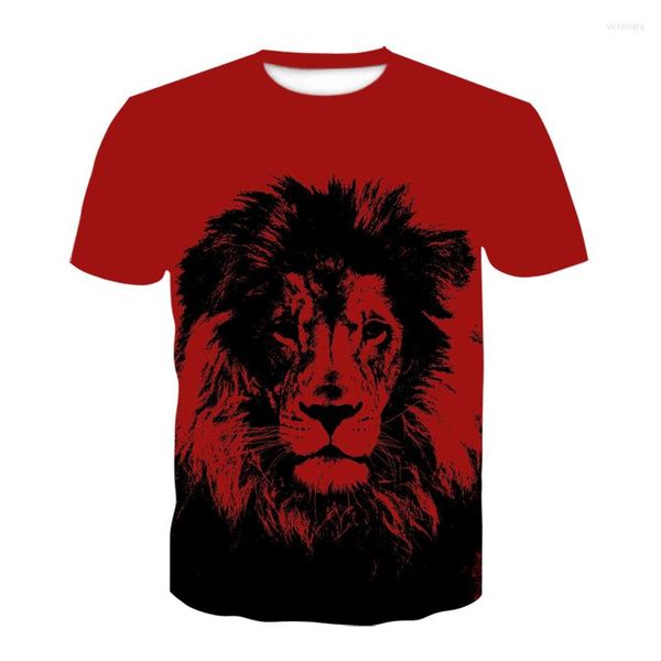 T-shirt da uomo 2022 Design Animal 3D T-shirt stampata Stile retrò di camicia a maniche corte europea e americana da uomo/donna T-shirt