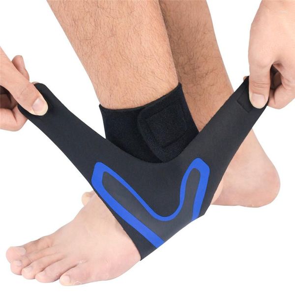 Поддержка лодыжки 1pcs Sports Elastic High Protect Men Safety Safety Running Baskatball Brace Pads