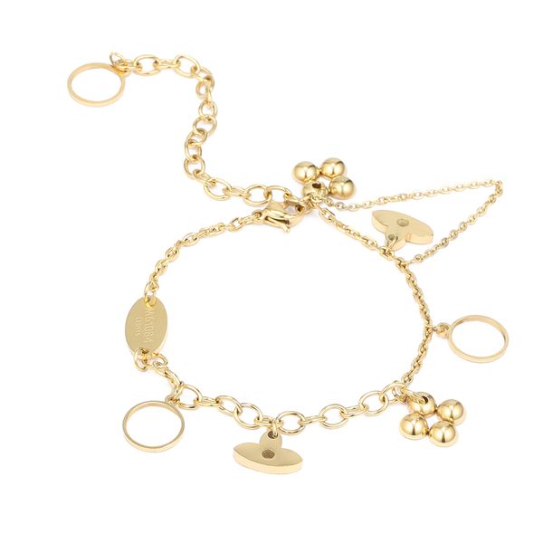 Designer de luxo Elegante Moda Mulheres L Carta Pingente Clear Bracelet Colar Jóias de Design Especial Vilado Jóias de Prata Gold Silver