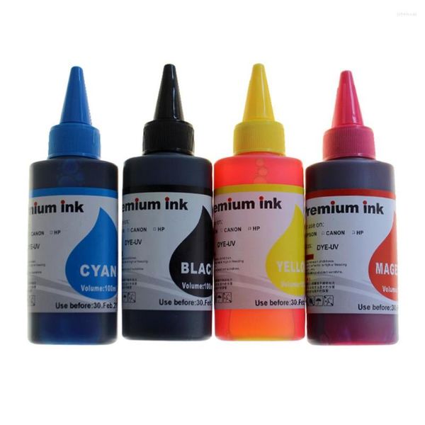 Kits de recarga de tinta 4x100ml BK C M Y 27xl 252xl Dye para força de trabalho WF7110 WF7610 WF7620 WF3620 WF3820 WF3640 7610DWF 7620D WF-7720