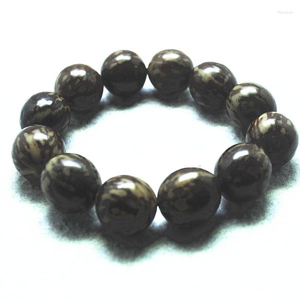 Braccialetti a maglie 1PC Piante naturali da uomo Noci Bodhi CI Maerial 20MM Diametro 20CM Lunghezza per braccialetto da indossare S