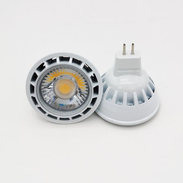 Faretto LED dimmerabile 5W COB Lampadine E26 E27 GU10 MR16 15/24/45/60 gradi Angolo del fascio 110V 220V per lampada da tavolo Home Office Downlight