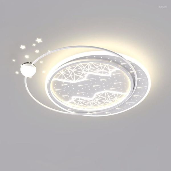 Потолочные светильники Современная умная светодиодная гостиная Простая атмосферная цельная домика