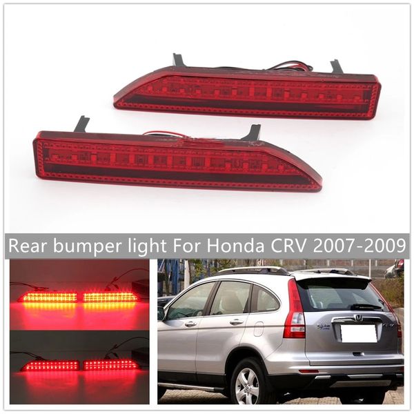 2pcs LED LED LUZES DE REFLECTORIO PARA O HONDA CRV 20 07-20 09 LIGHTA DE FREIO DE FREIO DE FREIO DE FREIO