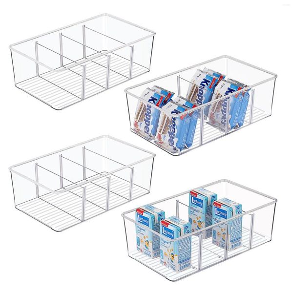 Lagerung Flaschen Küche Obst Lebensmittel Box Kunststoff Klar Kühlschrank Organizer Desktop Sortierung Erweiterte PET Transparent Rahmen