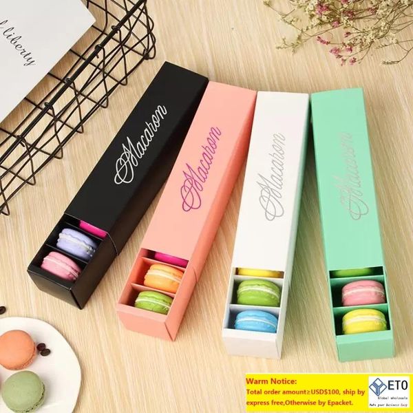 6 Farben Macaron-Verpackung, Hochzeit, Süßigkeiten, Gastgeschenke, Geschenk, Laser-Papierboxen, 6 Gitter, Pralinen-Box, Keksbox