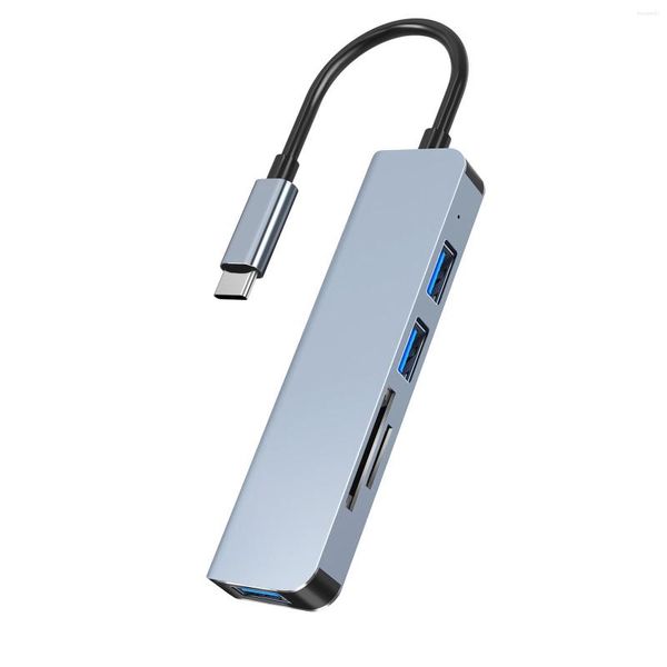 Docting Hub 5-in-1 Docking с USB3.0 USB2.0 2 SD/TF Card Reader Multipt Adapter