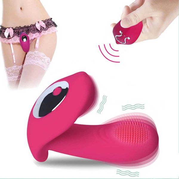 Articoli di bellezza Vibratore dildo indossabile telecomandato per donne Masturbatori G Spot Clitoride Mutandine farfalla invisibile Uovo vibrante Giocattoli sexy