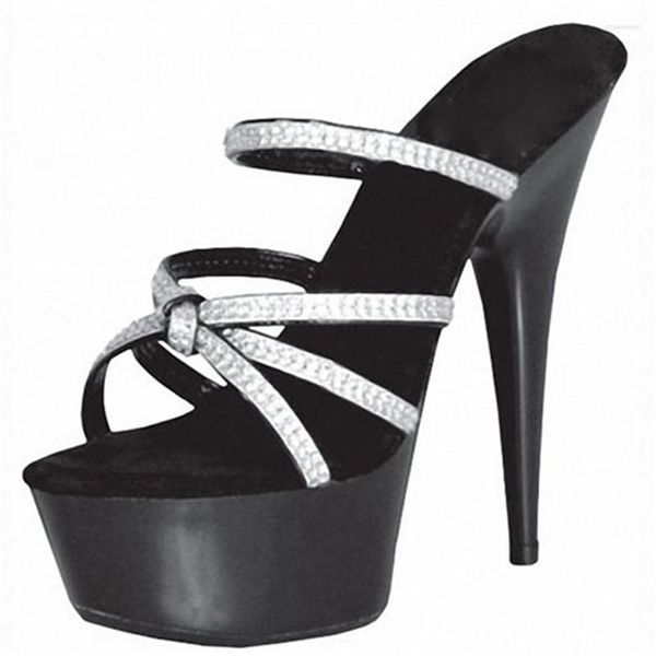 Slippers Fashion 15 см. Платформы Super High High Platforms Dance/Performance/Star/Model Shoes Wedding