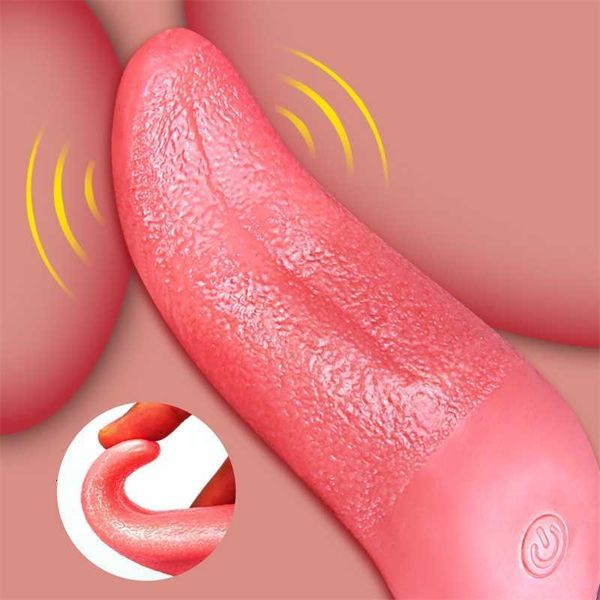 Seks oyuncak masajı 10 mod dil yalama vibratörleri klitoral stimülatör vajina masaj meme başı yalıyor oral mastürbasyon kadınlar için yetişkin malları