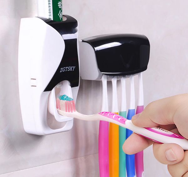 L'ultimo spremiagrumi automatico per spazzolino da denti 16X7CM senza perforare molti colori tra cui scegliere supporta il logo personalizzato
