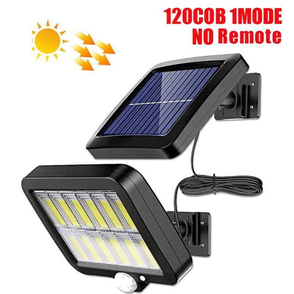 Luzes solares de parede solar externo LED com lâmpadas de parede