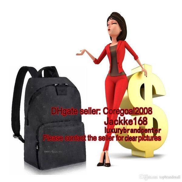Black Flower Apollo Backpack Mens Viagem Big Trip Bag Muitos outros modelos e produtos, entre em contato com US2447