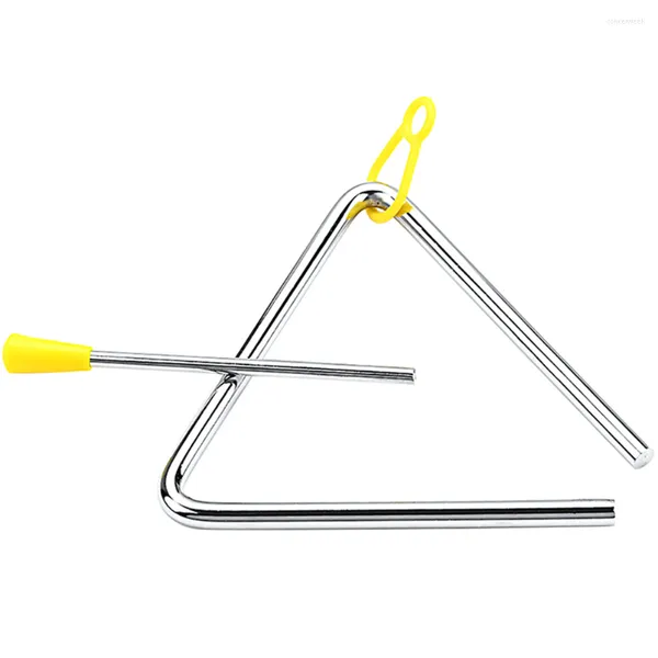 Articoli per feste Triangolo Strumento musicale Giocattolo a percussione Kidsstriker Triangoli a mano per bambini Campana in acciaio per bambini Illuminazione Pratica